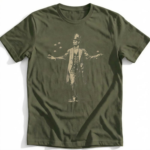 Abraham Lincoln Stovepipe Hat Golf T-Shirt