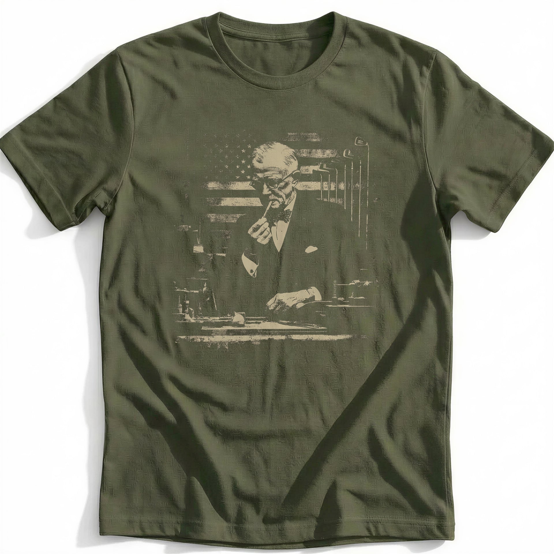 Franklin D Roosevelt Cigar Golf T-Shirt