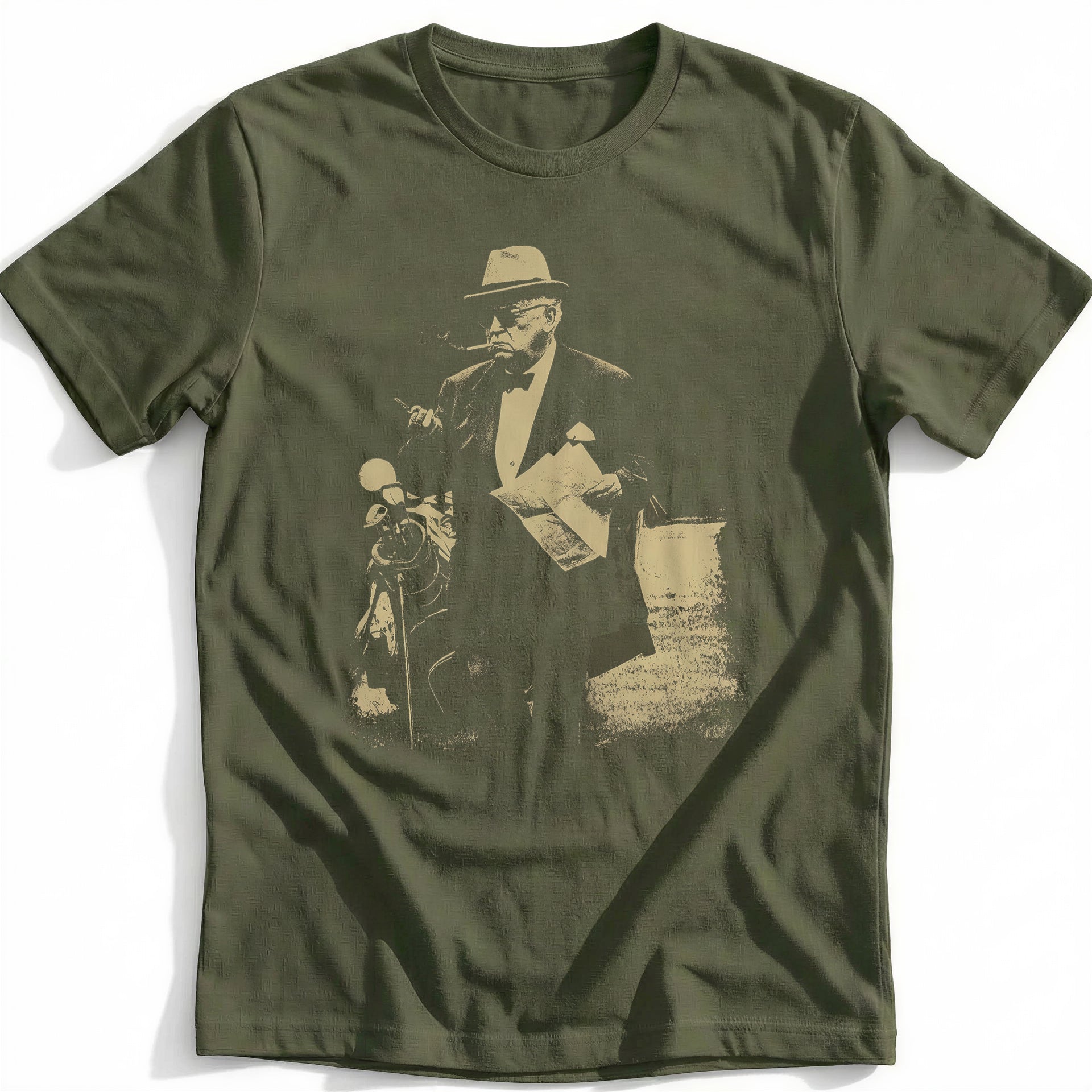 Franklin D Roosevelt Cigar Golf T-Shirt