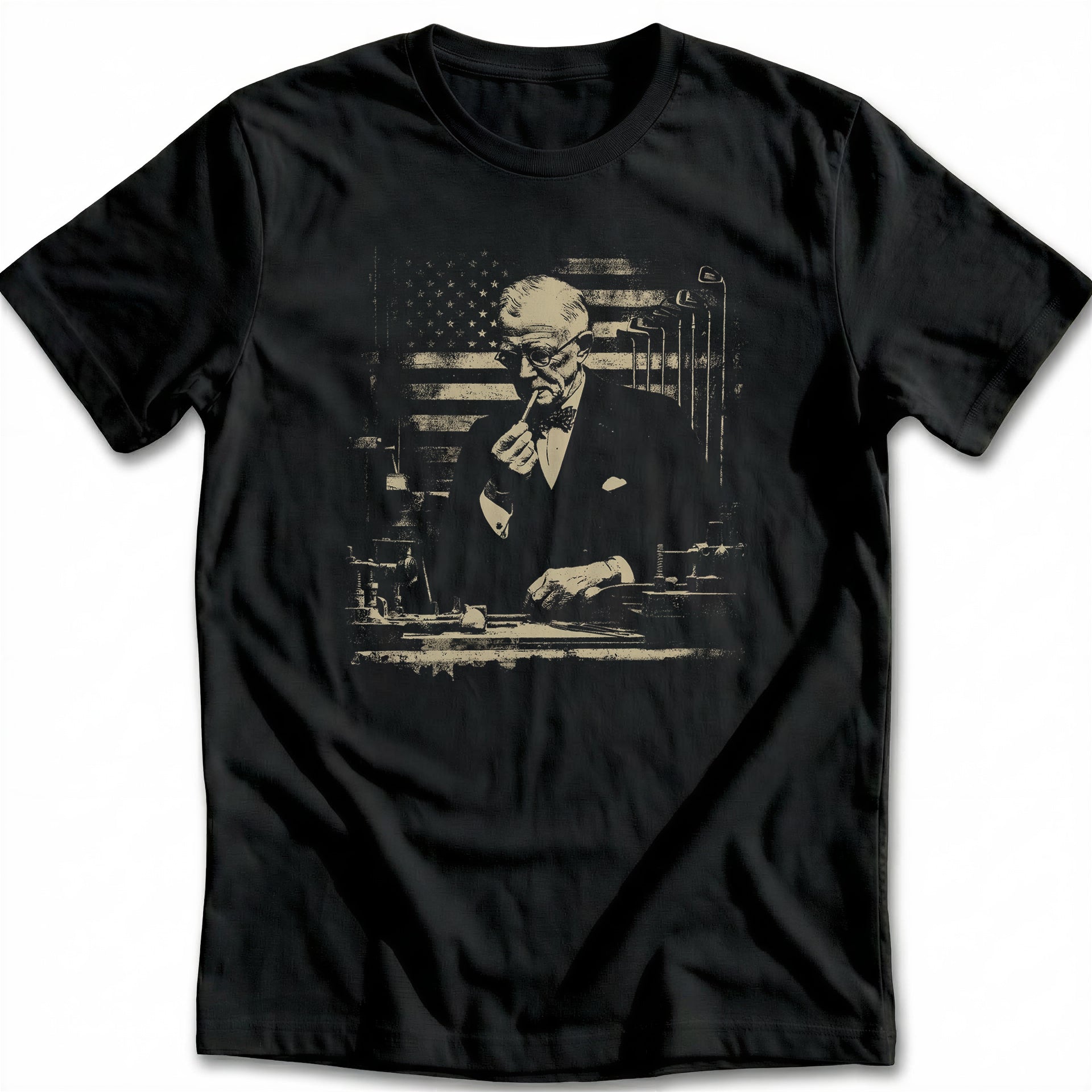 Franklin D Roosevelt Cigar Golf T-Shirt