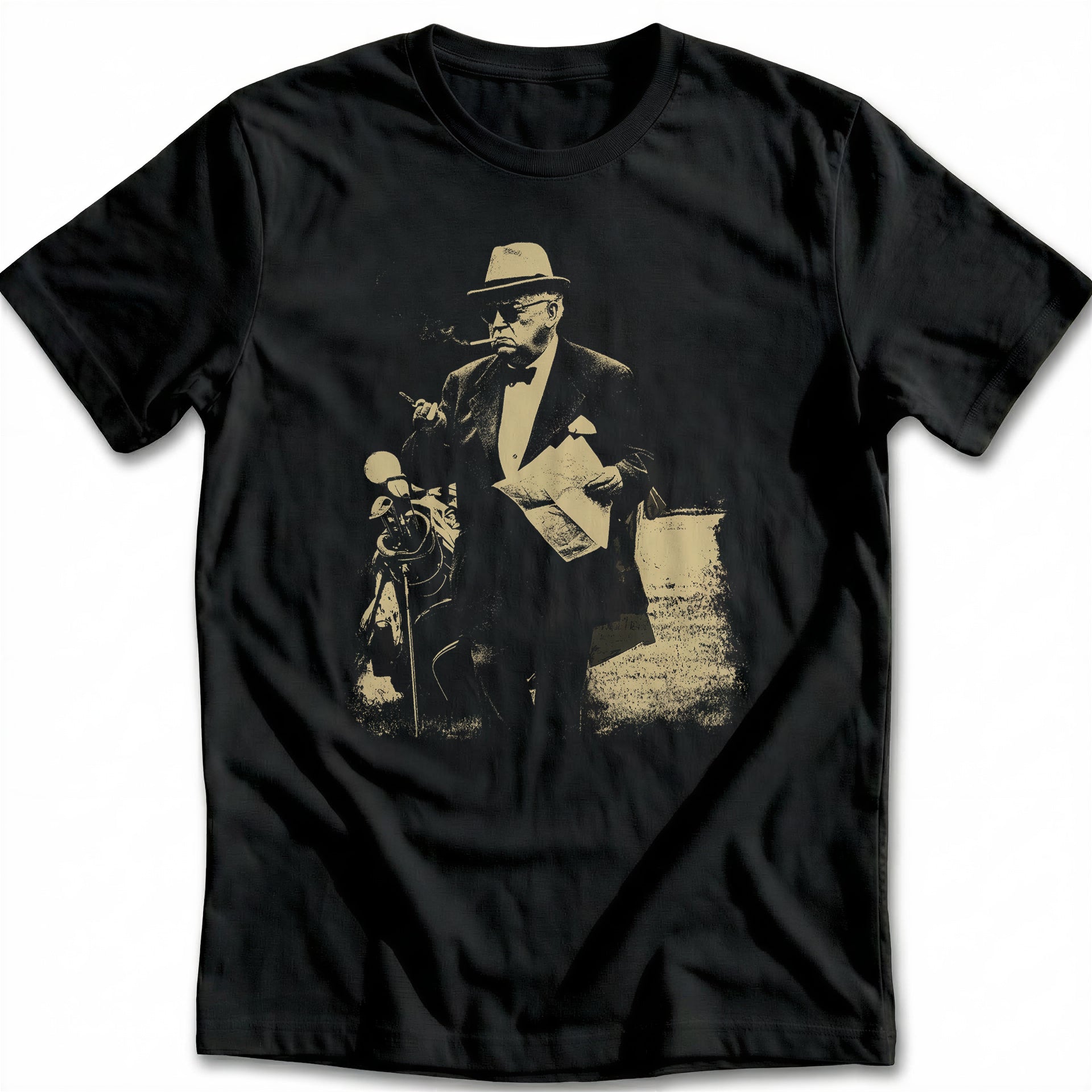 Franklin D Roosevelt Cigar Golf T-Shirt