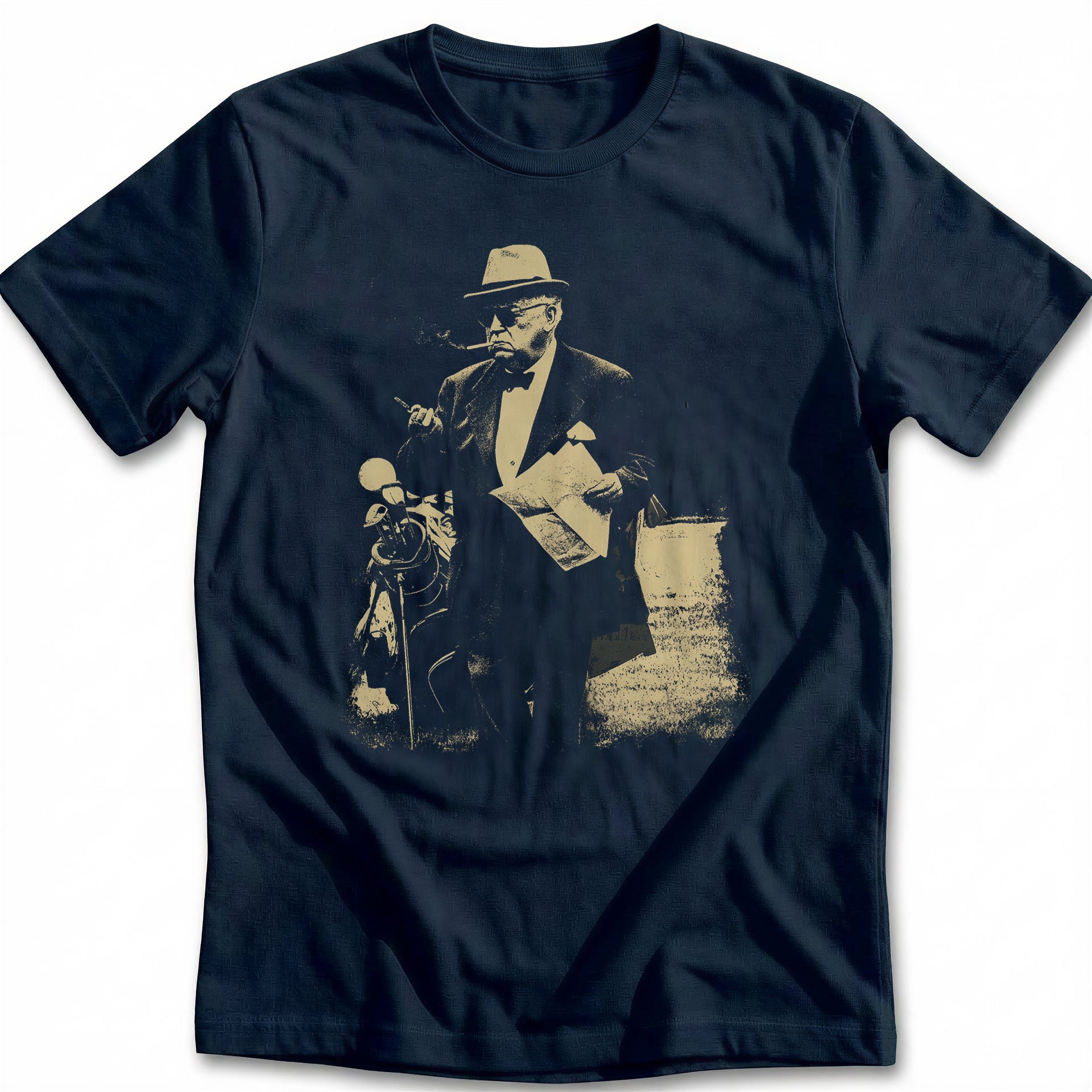 Franklin D Roosevelt Cigar Golf T-Shirt